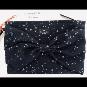 NWT Kate Spade “Starry Night” Fabric Wristlet
